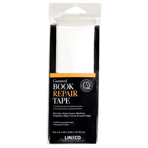 Lineco book repair tape - tape, water